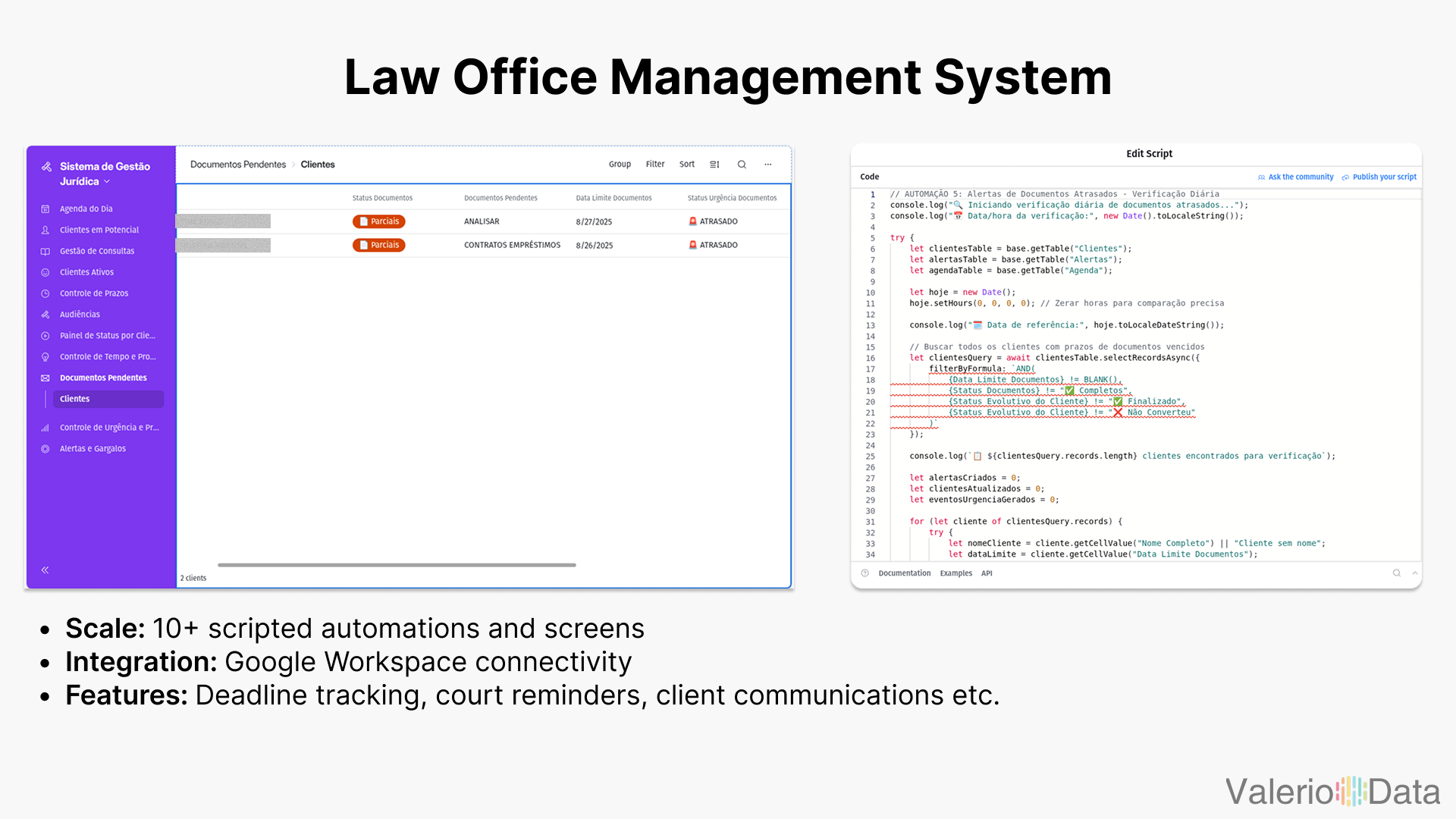 Law Firm Operations Platform